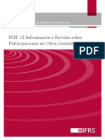 NIIF 12 - Información a Revelar Sobre Participaciones en Otras Entidades