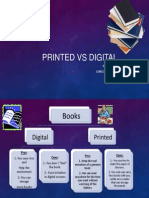 Printed vs Digital Presentation