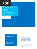 What's New in Office Professional Plus 2013?: Provided by Work Smart