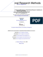A Review and Analysis of The Policy Capturing Methodology in Organizational Research Guidelines For Research and Practice 2002 Organizational Research Methods