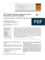 The Evolution of Strategic Management Research - LITERATURE REVIEW - 2014 PDF