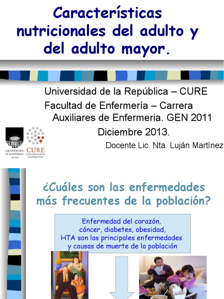 Alimentación y Nutrición en El Adulto y Adulto Mayor | PDF | Obesidad ...