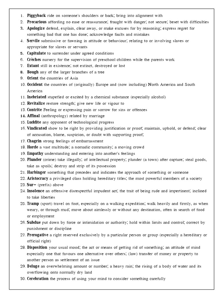 Vocabulary Alcoholic Drinks Drink