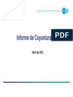 CIFRA - Informe de Coyuntura 09 - Abril 2012