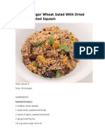 Toasted Bulgar Wheat Salad With Dried Figs & Roasted Squash