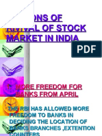 Reasons of Rivival of Stock Market in India