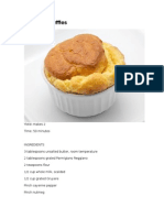 Cheese Souffles: Yield: Makes 2 Time: 50 Minutes