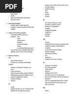 Paediatric History Guide