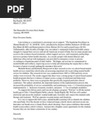 Advocacy Letter