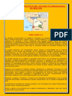 Constitución Política Del Estado Plurinacional de Bolivia