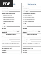 Missing Assignments Notification | PDF