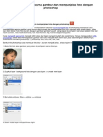 Cara Mempertajam Warna Gambar Dan Memperjelas Foto Dengan Photoshop PDF