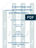 Difusi, Akulturasi, Dan Asimilasi Konsep, Contoh Dan Perbedaannya