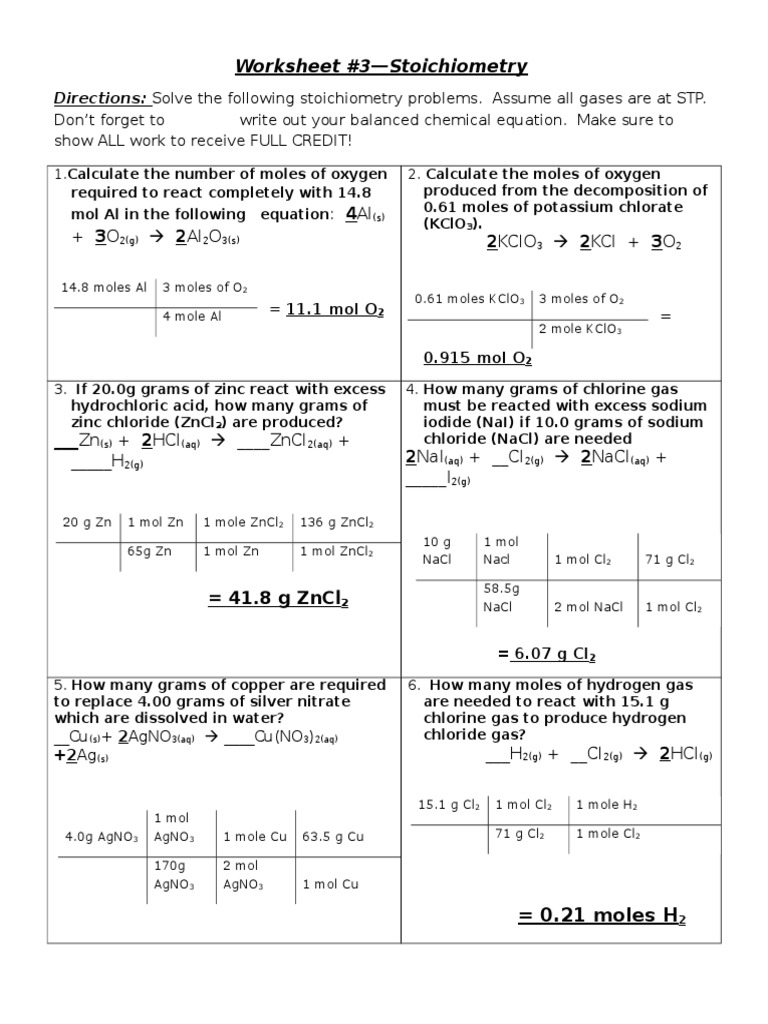 stoichiometry-worksheet-1