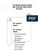 Laporan Praktikum Senyawa Polar Dan Nonpolar