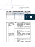 Format Penialaian Pratikum