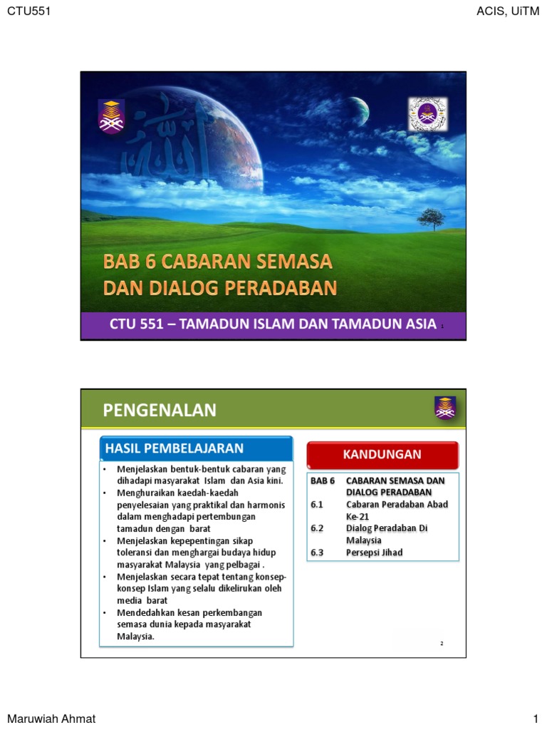 Bab 6 Cabaran Semasa Pdf