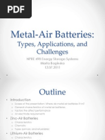 Marta Baginska Metal Air Batteries