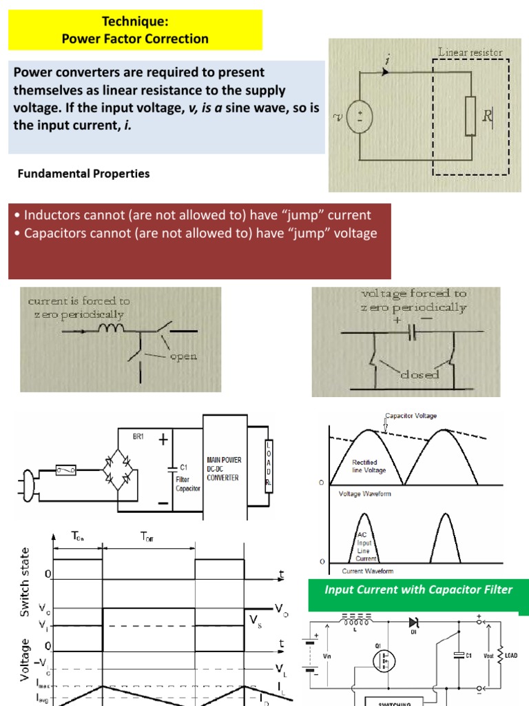 Power Factor Correction PDF Inductor Amplifier