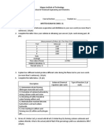 Exam in Chmlab PDF