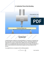 Example 2: Cylindrical Three Point Bending