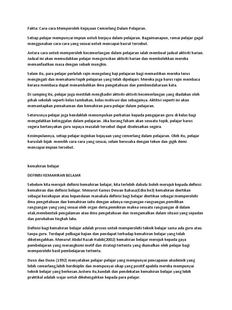Nota Sajak Blog Docx Document