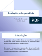 Avaliação Pré Operatória