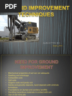 Download Ground Improvement Techniques ME 3rd Sem PPT File by Sojil Jain SN246751651 doc pdf