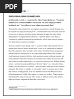 Tax Evasion As White Collar Crime Draft 9 Sem