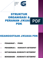 Struktur Organisasi & Peranan Ajk PDK