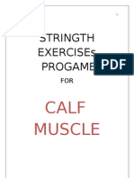 Stringth Exercises Progame: Calf Muscle