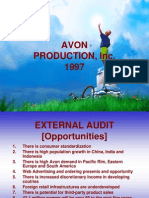 AVON 1997 External Audit Identifies Growth Opportunities