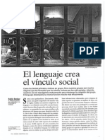 DUNBAR, Robin - El Lenguaje Crea El Vínculo Social (MC, 224)