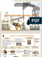 Consecuencias Concesiones Petroleras 