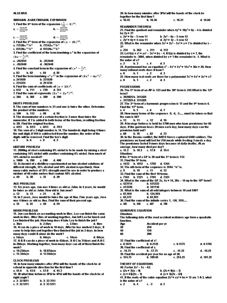 06-03-14 Algebra-1  Fraction (Mathematics)  Numbers