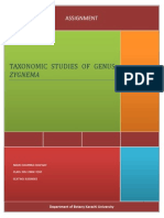 Taxonomic Studies of Genus Zygnema