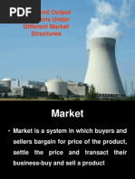 Unit 4 Price and Output Decisions Under Different Market Structures