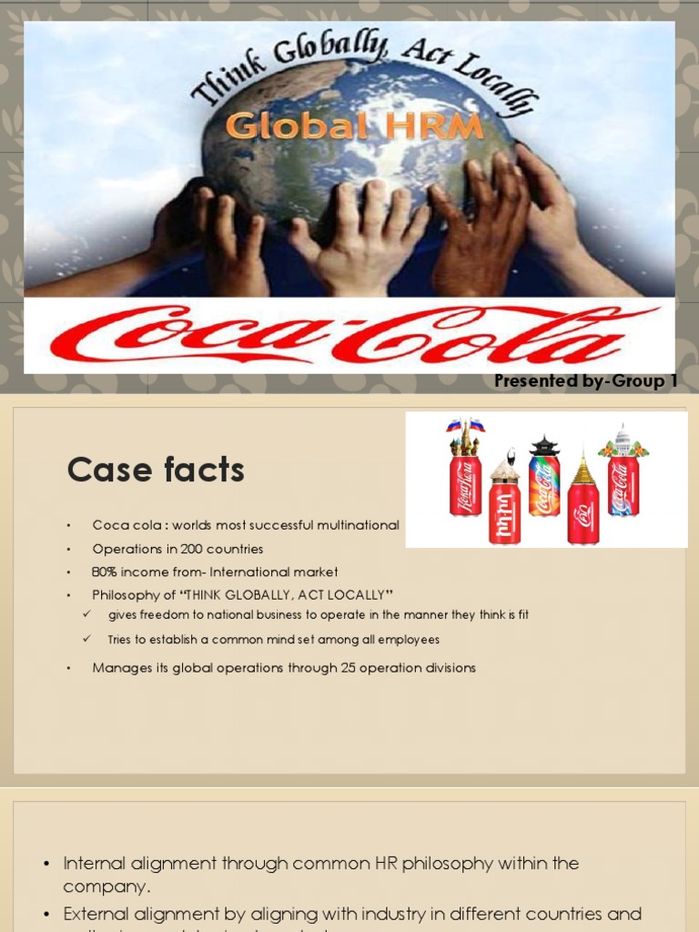 Coca Cola Case Study PDF Coca Cola Strategic Management