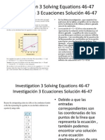 Investigation 3 Solving Equations 46-47