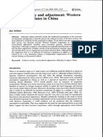 Cultural Novelty and Adjustment Western Business Expatriates in China_REPLICATION_2006