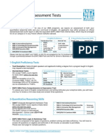 ENPC MBA Paris Assessment Tests