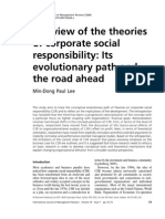 Review of the Theories of Corp-responsibility