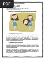 Algunos Tipos Frecuentes de Mecanismos de Ajustes