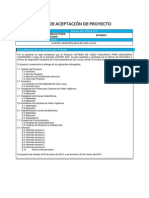 Acta de Aceptación de Proyecto