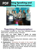 teaching speaking and pronunciation