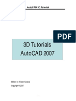 AutoCAD 2007 3D Tutorisal