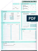 Shadowrun Character Sheet