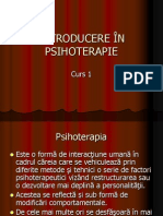 Caracterizarea Demersului Psihoterapeutic Curs1