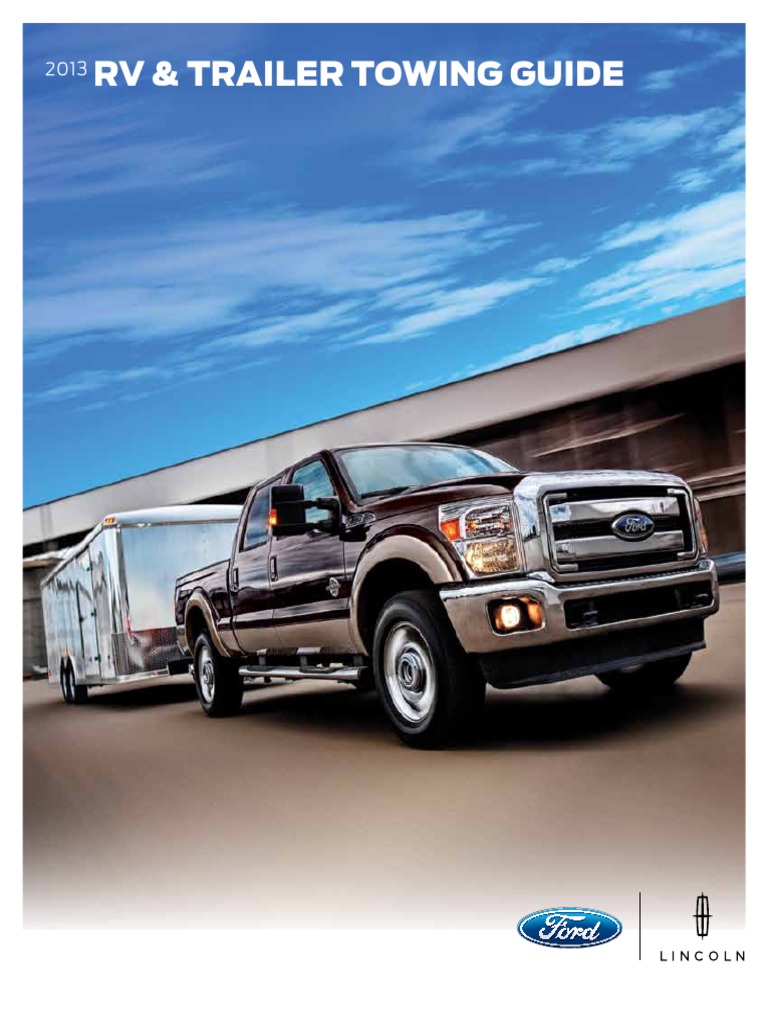 2013 RV & Trailer Towing Guide PDF Ford F Series Trailer (Vehicle)
