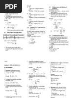 Nota Padat Math f1